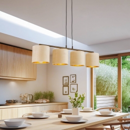 EMIBIGLIGHTINGHanglampJaristoffenkap4-lampslangwit-goud