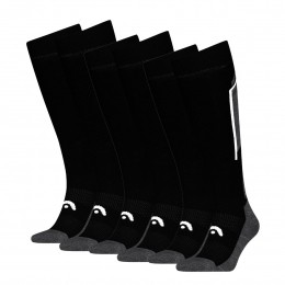 HEADSkisokkenKneehigh6-packBlackDarkGrey-3538