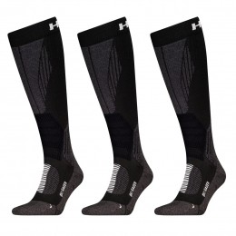 HEADSkisokkenRacerKneehigh3-packZwart-3538
