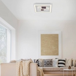 PaulNeuhausLEDplafondlampElizawitmetaal48x48cm