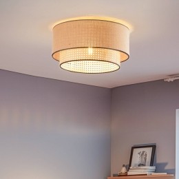 DuollaPlafondlampBohorotanbeigezwart