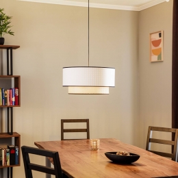 DuollaHanglampBohorotantextielbeigewit