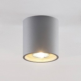 LindbyParvinaluminium-downlightrondgrijs