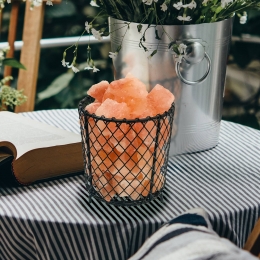 GloboTafellampStonemetzoutkristallen