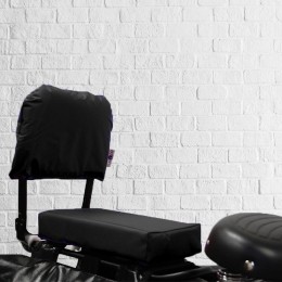 FietskussenPakketZwartmetrugleuningenvoetsteuntjes