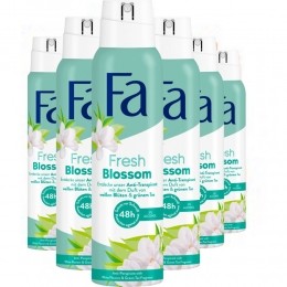 6xFaDeodorantSprayFreshBlossom150ml