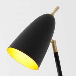 HollnderVloerlampObeliscokantelbarekapzwart