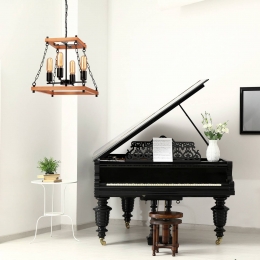 EnvostarGlennkroonluchterhoutzwart4-lamps