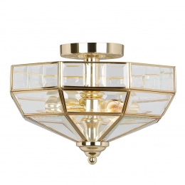 ElsteadPlafondlampOldParkgepolijstmessing