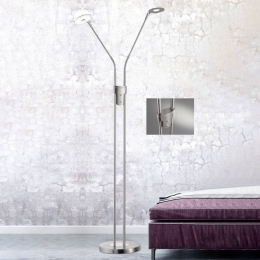 FISCHERHONSELLEDvloerlampDentCCT2-lampsnikkel