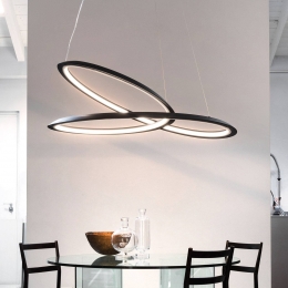 NEMOKeplerhanglamp2700KDown110cmzwart