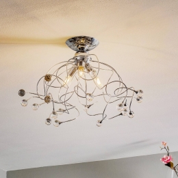 ONLIPlafondlampTrillyinchroommetkristallen3-lamps