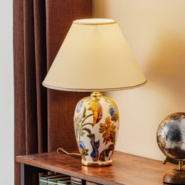 austroluxTafellampDamascomet24karaatsgoud30cm