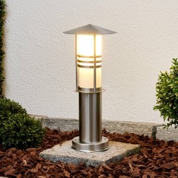 LindbySokkellampErinaroestvrijstaal40cm