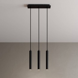 ArcchioLEDhanglampFranka3-lampslangzwartaluminium