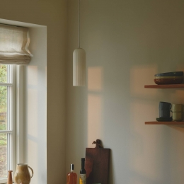 NordluxHanglampMiellageribbeldglasgesatineerdwit