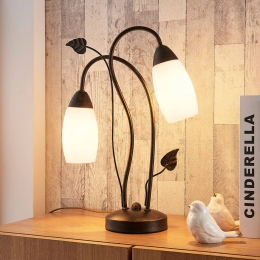 LindbytafellampStefaniazwartgoudglasE1440cm