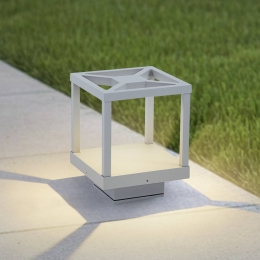 LucandeLEDsokkellampLealangrijsmetaal23cmIP54