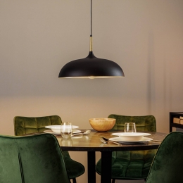 Eko-LightHanglampLincolnzwartgoud