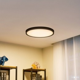 LindbyLEDplafondlampPravin50cm3000Kzwart
