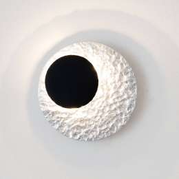 HollnderLEDwandlampInfinityinzilver20cm