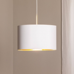 LuminexHanglampSohocilindrisch1-lamp40cmwitgoud