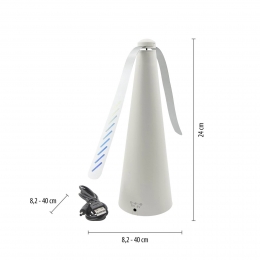 JUSTLIGHTGmbHJUSTLIGHTSwatvliegenklopperopbatterijenwit