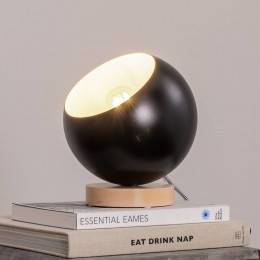 EnvostarArvidtafellamphoutenvoetkapzwart