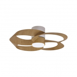 MantraIluminacinLEDplafondventilatorRosehoutDC-motorstil65cmCCT