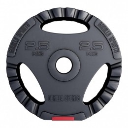 Gewichtsschijf-Halterschijf-25kg-GripperKunststof-30mm-GorillaSports
