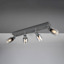 RealityLeuchtenCadizplafondspot4-lampsE14antraciet