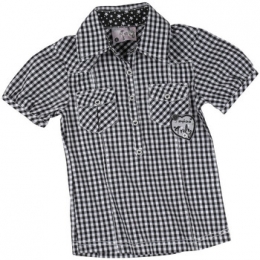 OverhemdKorteMouwMissGirlyChemisemanchescourtesfilleFAROSA