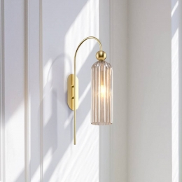 MaytoniAnticwandlampglazenkapinCognac