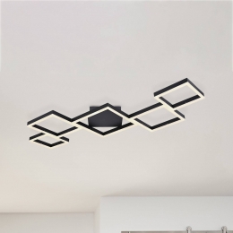 GloboLEDplafondlampKurio5-lampszwartCTT