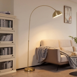 LindbybooglampLennartmessinginhoogteverstelbaarE27