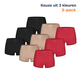 TenCateSecretsShort3-packZwart-XL