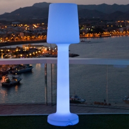 NewgardenCarmenvloerlampmetoplaadbarebatterijhoogte110cm