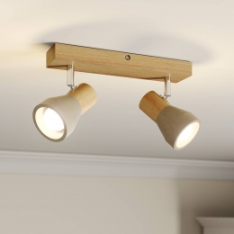 LindbyFilizspot2-lamps27cmhoutbetonE14