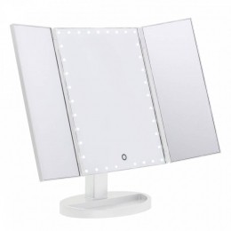UNIQHollywoodtrifoldcosmetischespiegelmetLED-licht