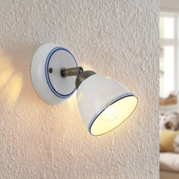 LindbyspotEneashoogte16cmwit1-lampkeramiek