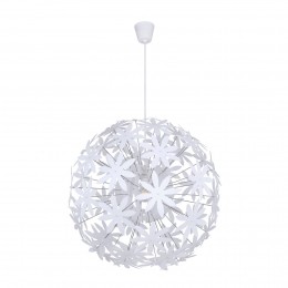 GloboHanglampStellavankunststofbloemenwit