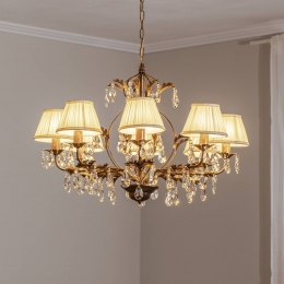 ONLIKroonluchterKaren8-lampsbrons