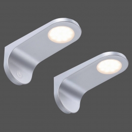 PaulNeuhausLEDmeubelverlichtingAmonzilver15cmlangsetvan2dimbaar