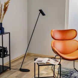 LucideHester-sierlijkemetalenvloerlampzwart