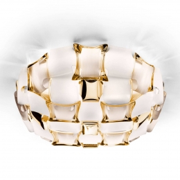 SlampMidaplafondlamp67cmgoudwit