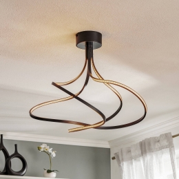 DomiluceLEDplafondlampLungozwarthoogte42cm