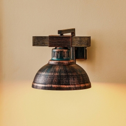 LuminexWandlampHakonroestbruinhoutnaturel