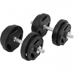 Dumbbellset20kg-Halterset-VerstelbareHalters-GripperKunststof-30mm-Dumbells-GorillaSports