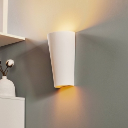 SOLLUXLIGHTINGWandlampIceupanddownvankeramiekinwit