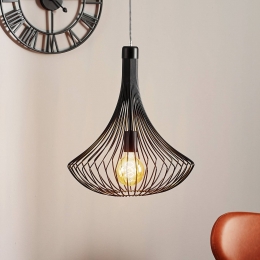 LamkurHanglampCageinzwartmetkooi-kap